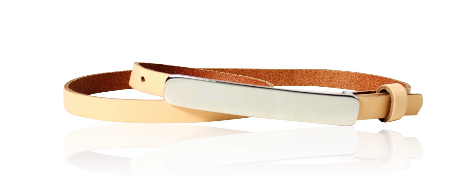 

Кожаный ремень FRONHOFER, персиковый