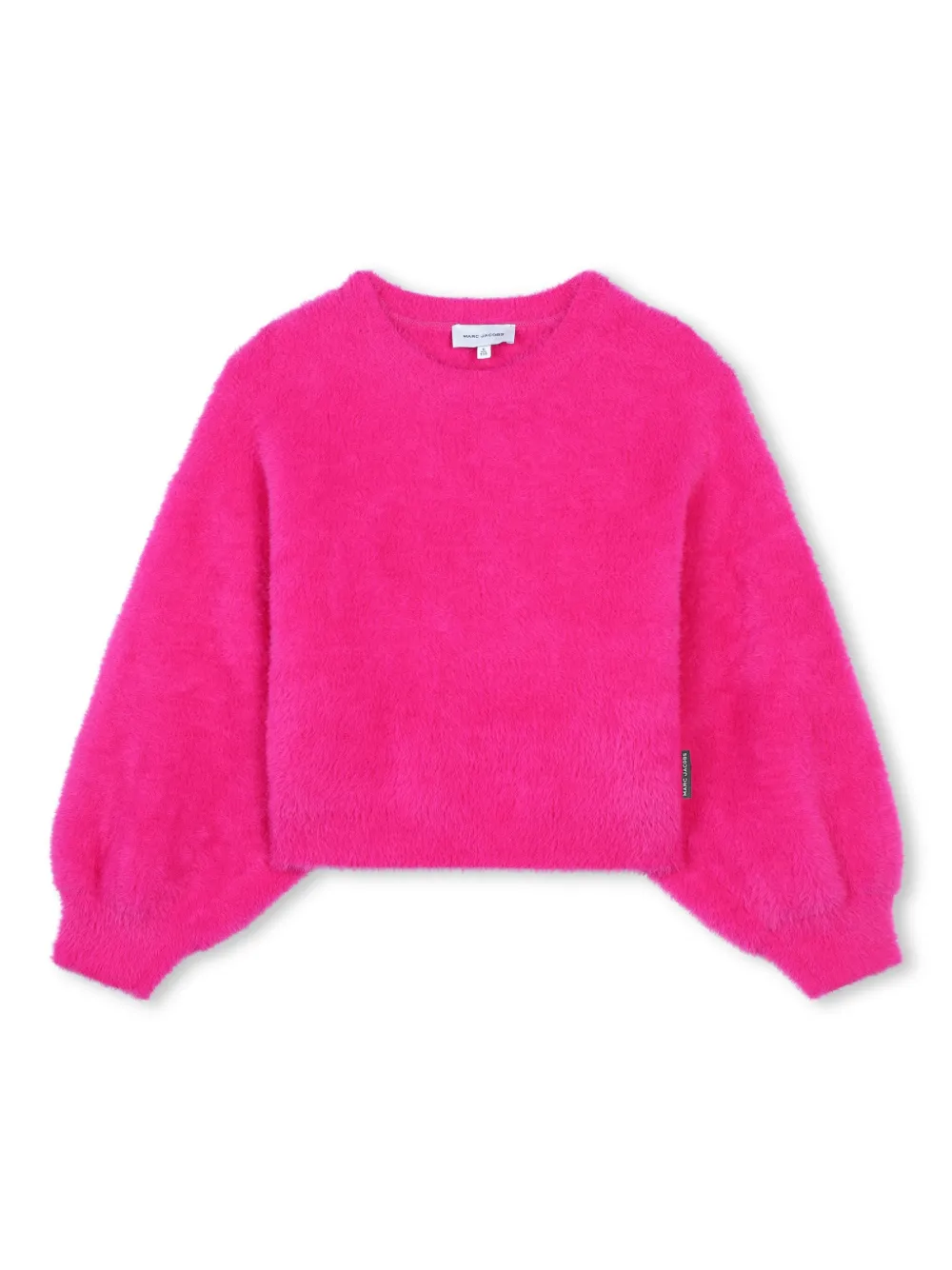

Фактурный пуловер Marc Jacobs Kids, розовый