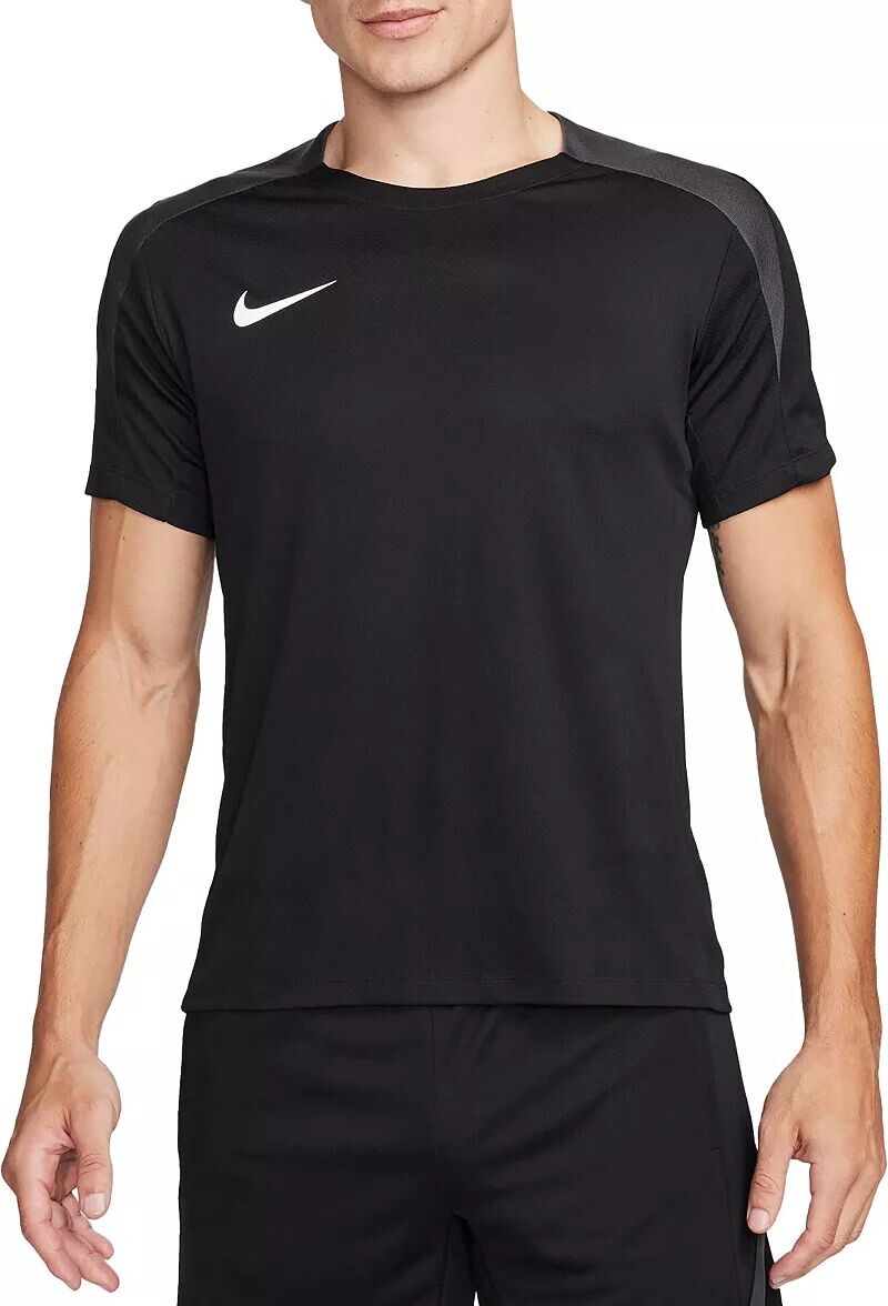 

Мужская футбольная рубашка с коротким рукавом Nike Dri-FIT Strike, черный