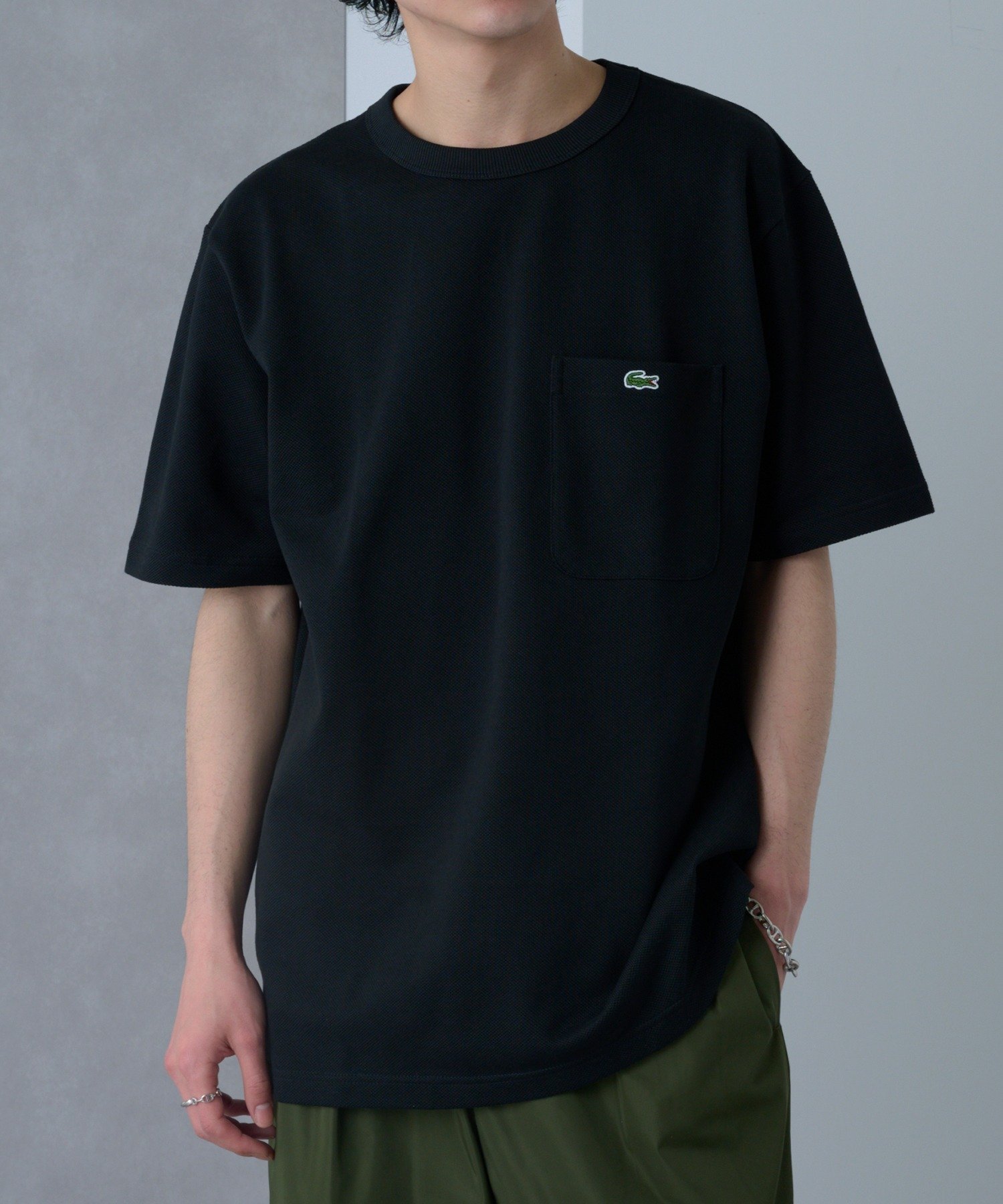 Футболка Lacoste Pique TH4921-99, черная