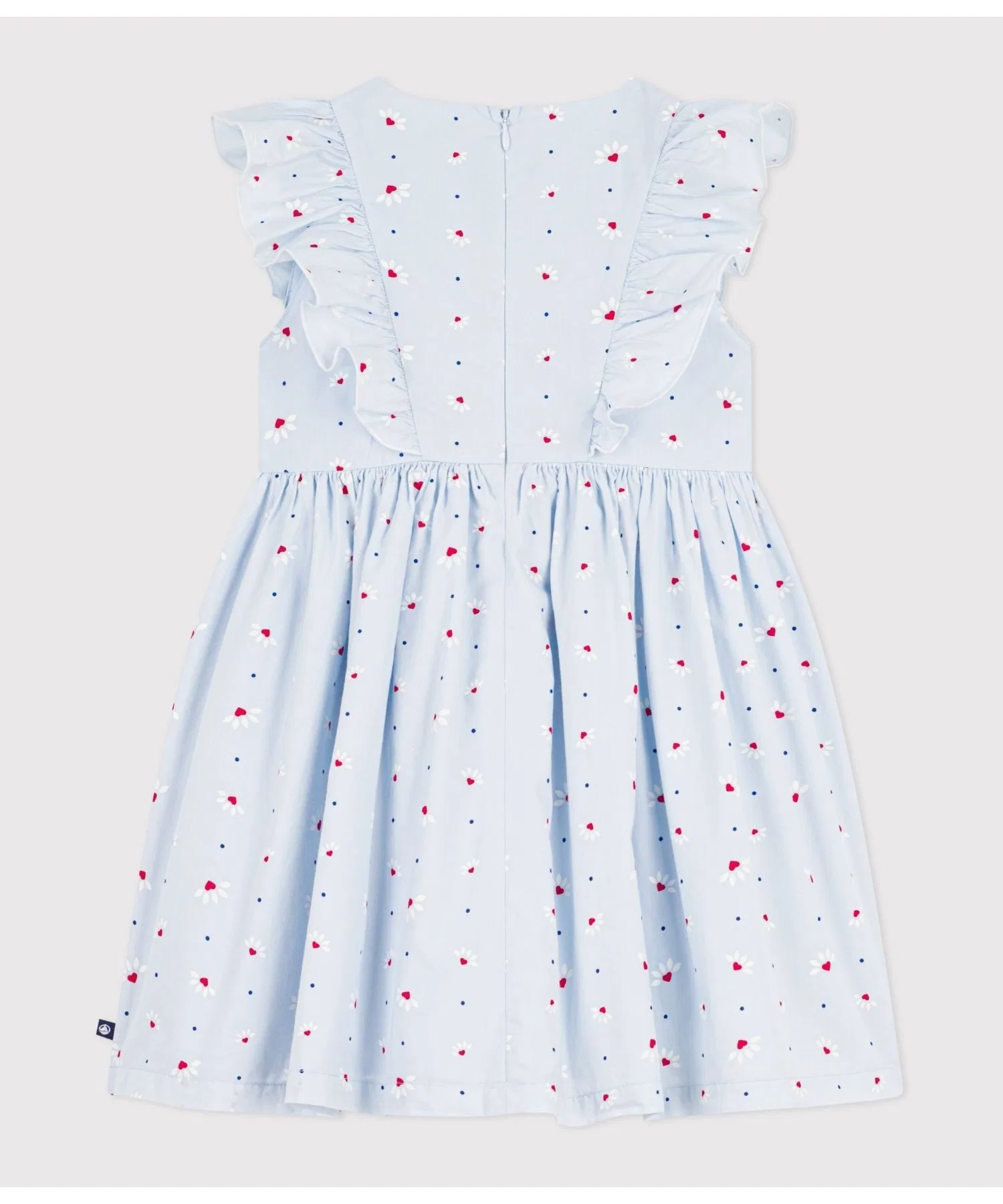 Детское платье PETIT BATEAU с коротким рукавом и принтом — фото 4