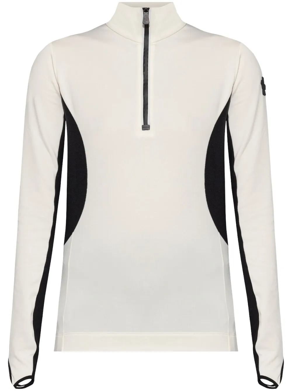 

Лыжный топ в стиле колор-блок Moncler Grenoble, белый