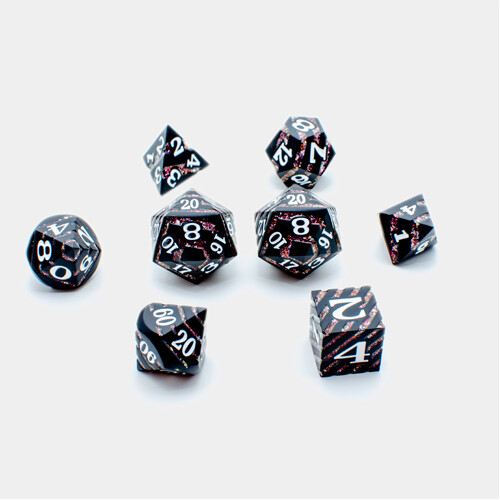 

Игровые кубики Dndice Dragon Core: Chaos Black Dice Set DNDice