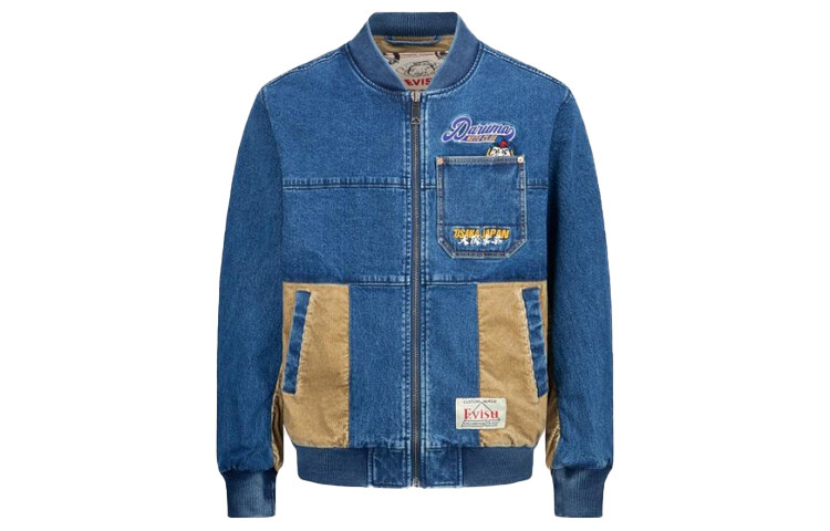 

Куртка мужская синяя Evisu, синий