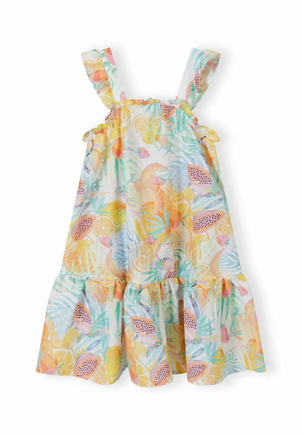 

Повседневное платье SHOULDER STRAP TIERED WITH FRILL MINOTI, оранжевый