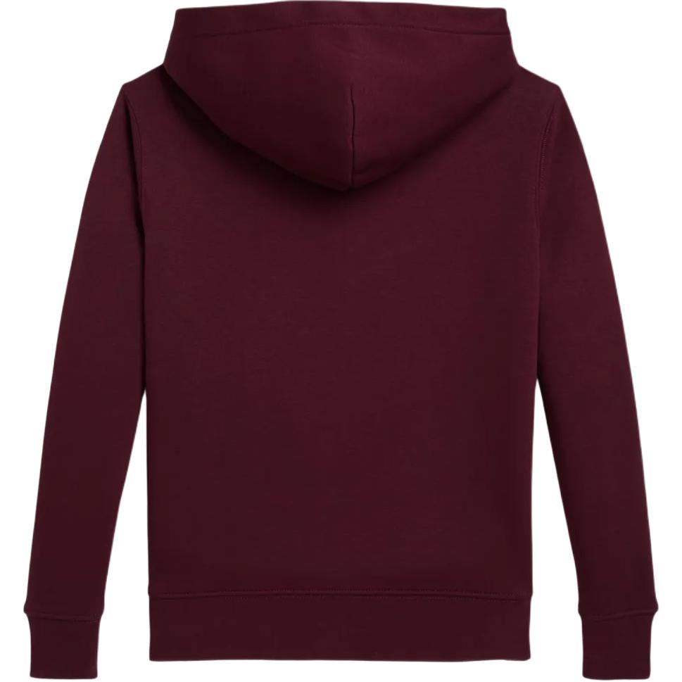 Толстовка fw25 детская Polo Ralph Lauren, бордовый — фото 2