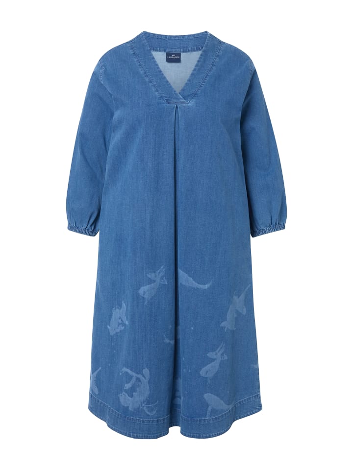 

Платье до колена LAURASØN, цвет blue denim