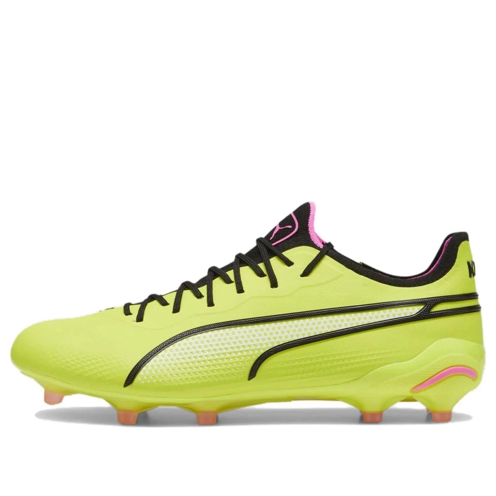 Мужские футбольные бутсы Puma King Ultimate 107563-06 Electric Lime Black FG/AG NIN1077 — фото 3