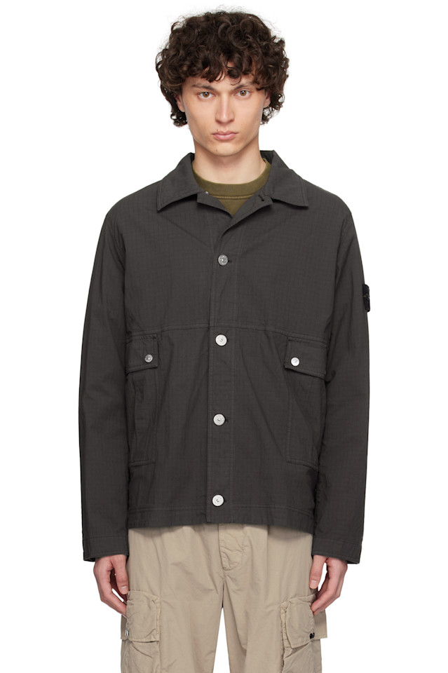 

Куртка Mil-Spec из ткани рипстоп с эффектом растяжения TC Stone Island, цвет charcoal, Черный, Куртка Mil-Spec из ткани рипстоп с эффектом растяжения TC Stone Island, цвет charcoal