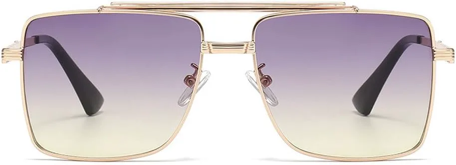 

Солнцезащитные очки для вождения и путешествий в стиле панк, популярные солнцезащитные очки UV400, винтажные солнцезащитные очки в большой оправе, SUN1585 Generic, 2