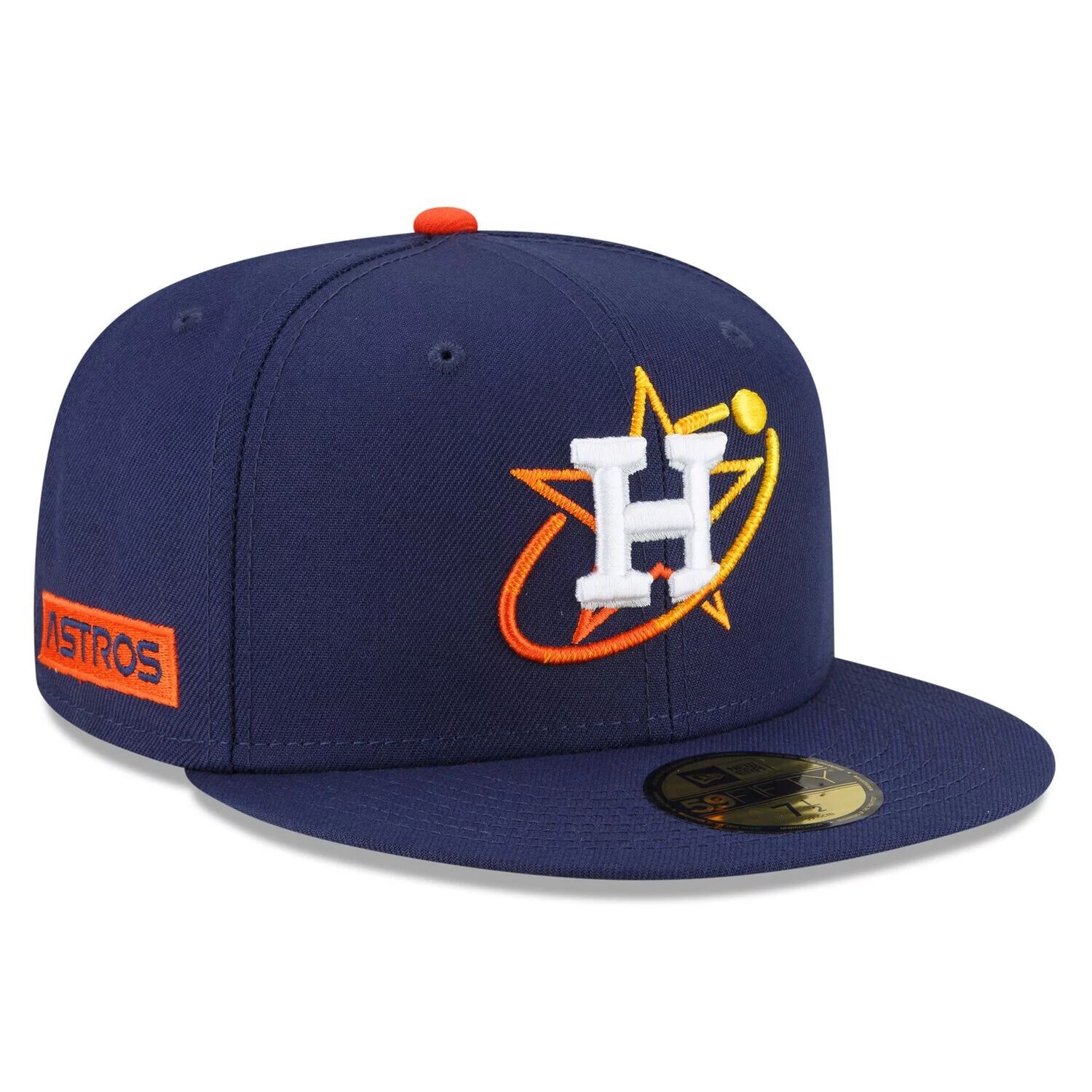 

Мужская приталенная шляпа New Era Navy Houston Astros 2022 City Connect 59FIFTY