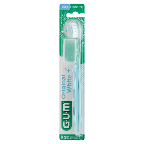 

Мягкая зубная щетка, 1 шт. Gum Original white
