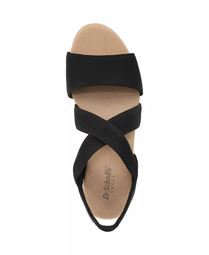Женские босоножки Just Cute на платформе с ремешками Dr. Scholl's, черный — фото 4