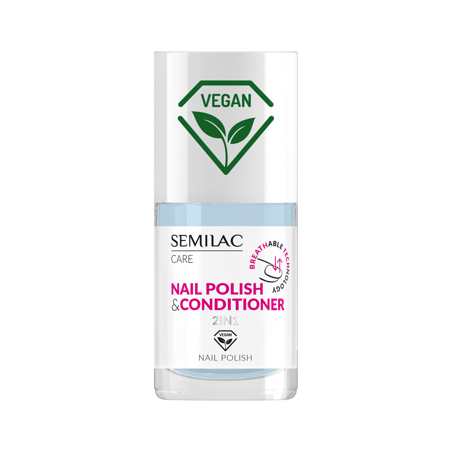 

Классический лак для ногтей с кондиционером 036 Semilac Vegan, 7 мл