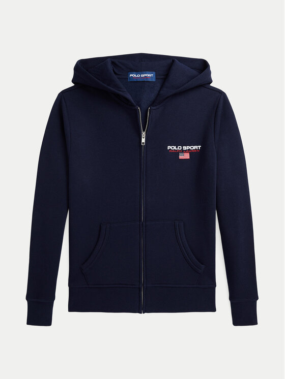 

Свободный крой толстовки 323962117002 Polo Ralph Lauren, синий