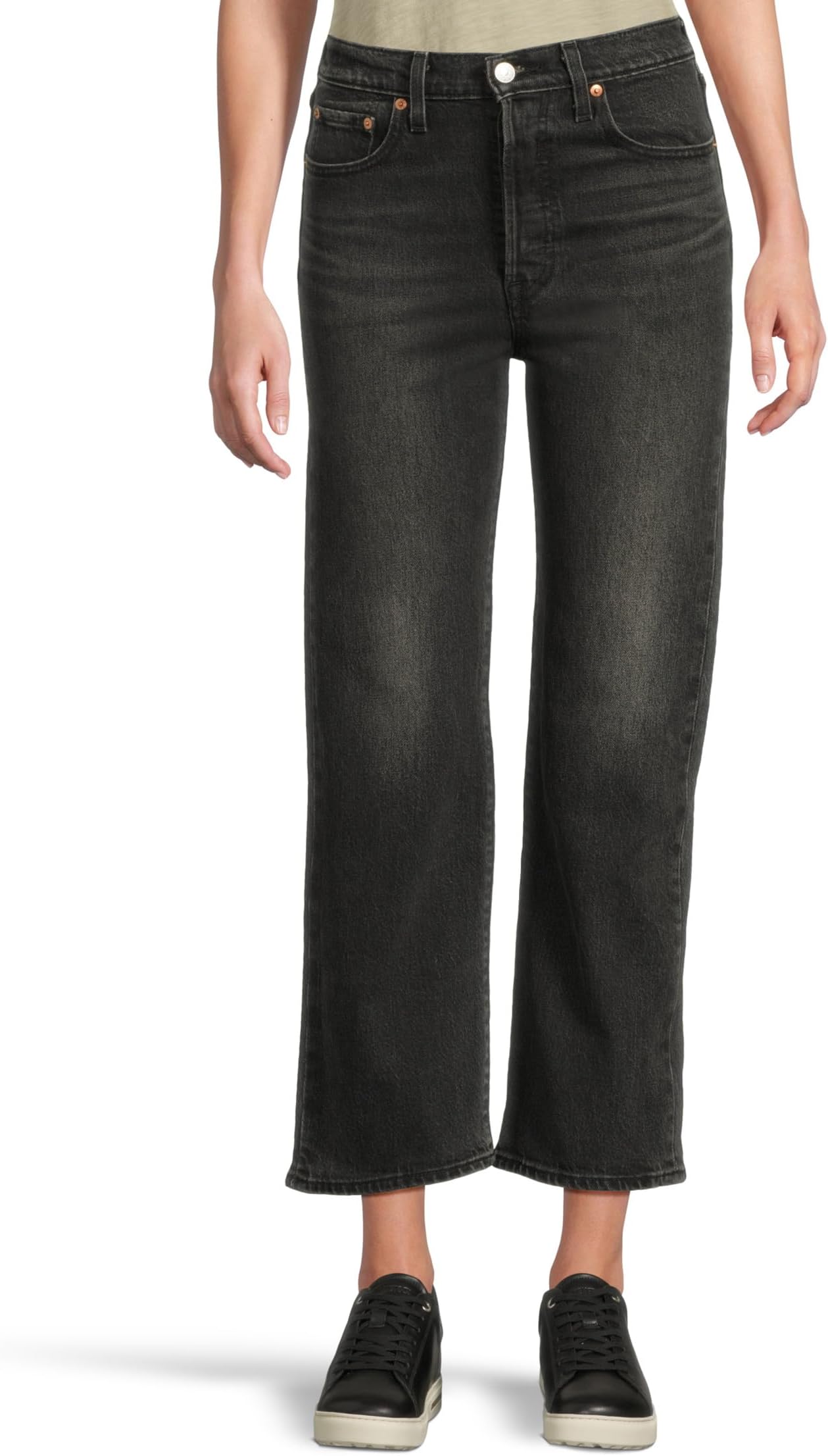 

Джинсы Levi's Premium Ribcage Straight Ankle, цвет Loom About