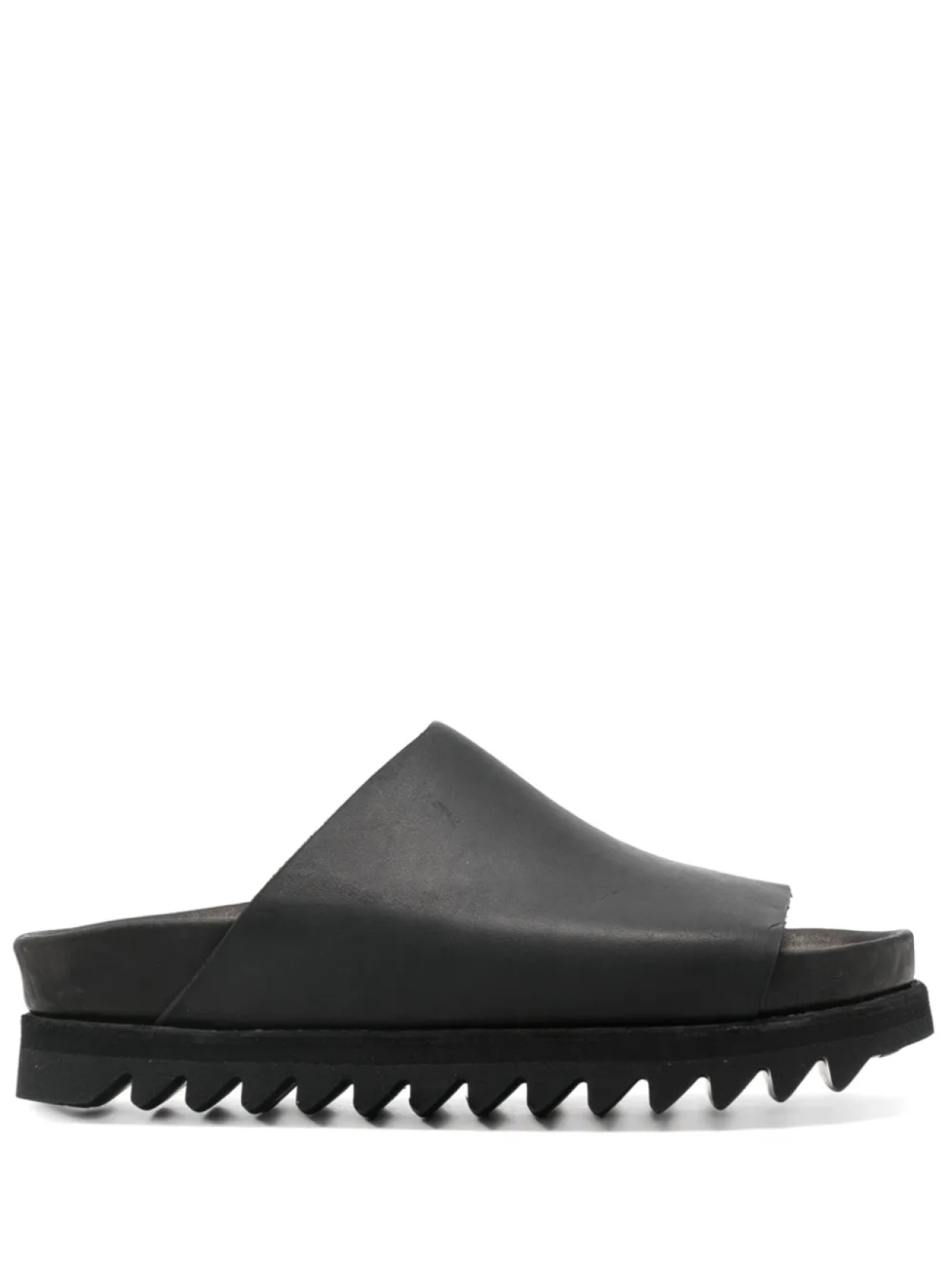 

Кожаные слайдеры Guidi, черный