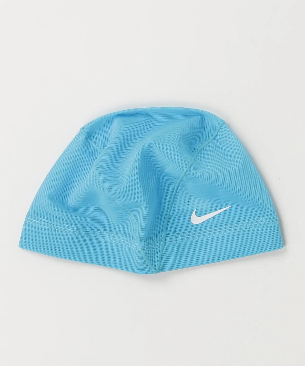 Плавательная шапочка Nike для детей из сетки, светло-голубая