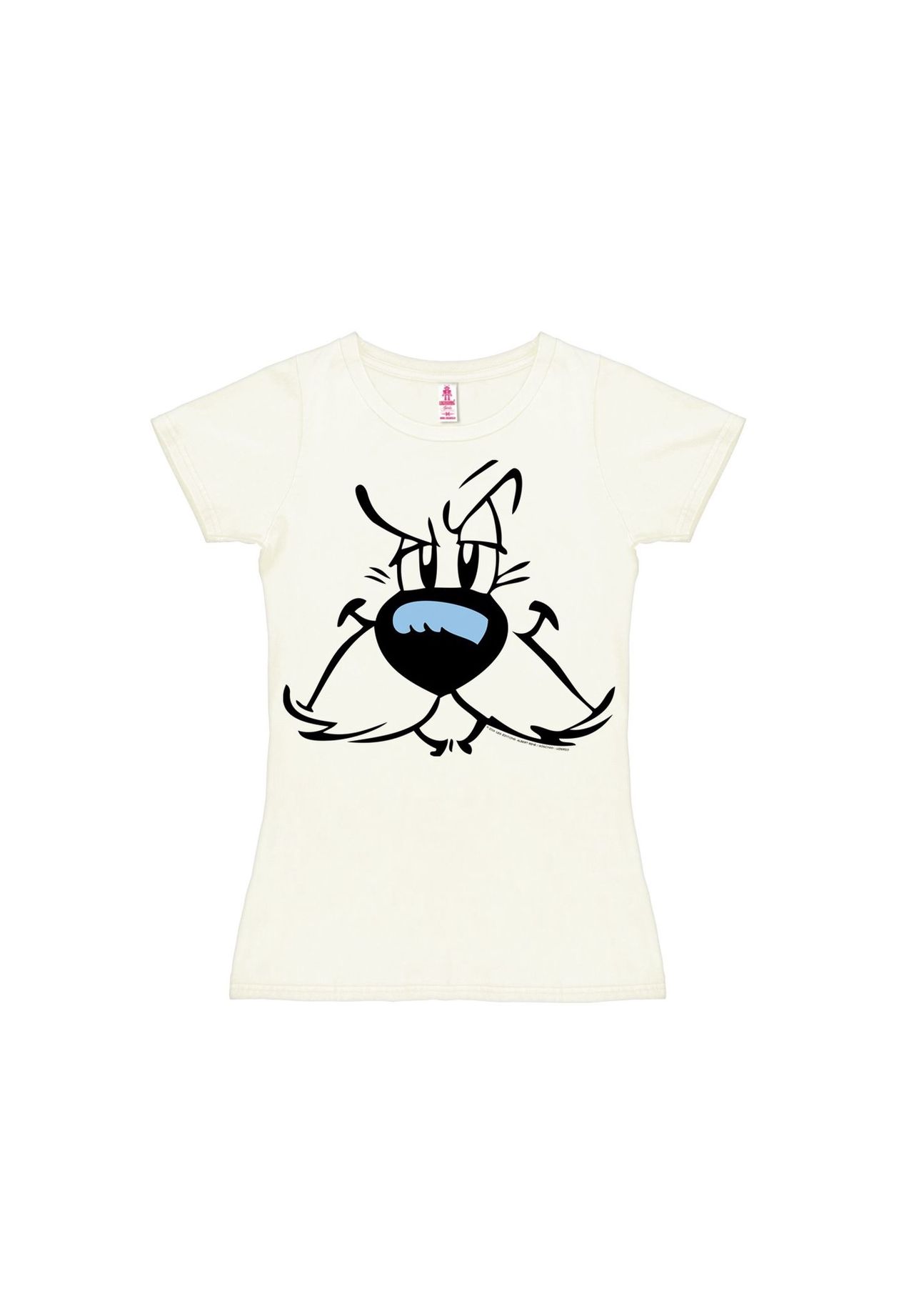 

Новая футболка для девочек Asterix - Idefix - Лицо LOGOSHIRT, цвет Almost White