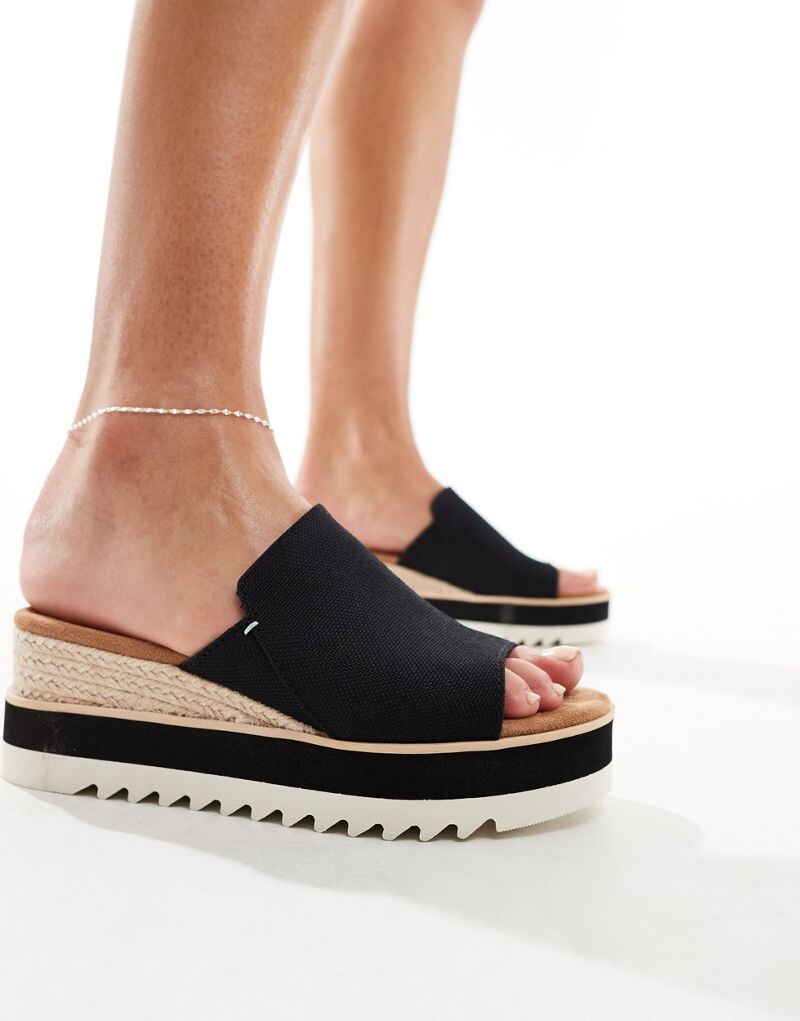 

Черные туфли-лодочки Toms Diana