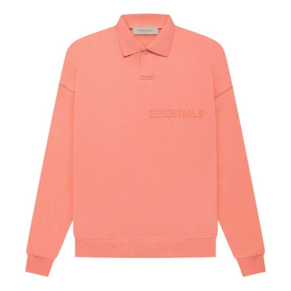 

Рубашка поло fw22 ls polo 'coral' Fear Of God Essentials, оранжевый
