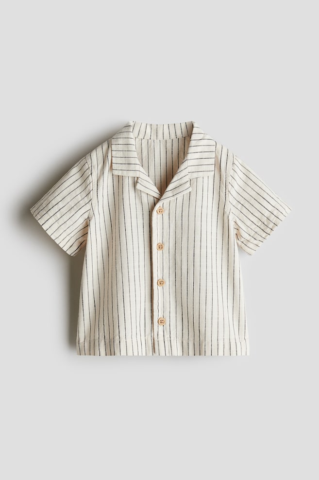 

Хлопковая повседневная рубашка H&M, мультиколор