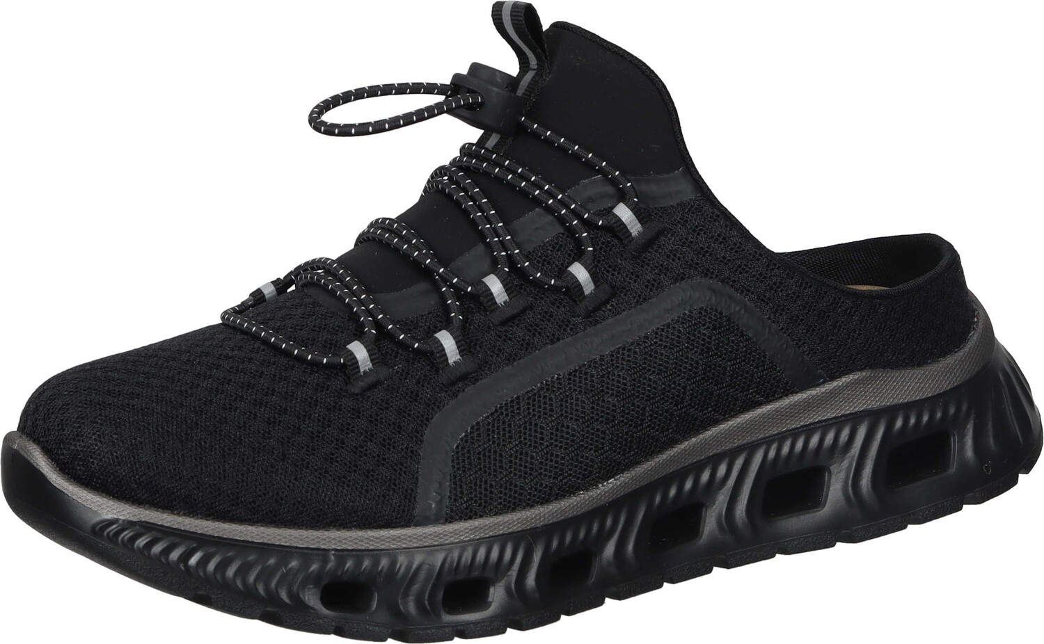 Сабо rieker Clogs ohne Absatz, черный