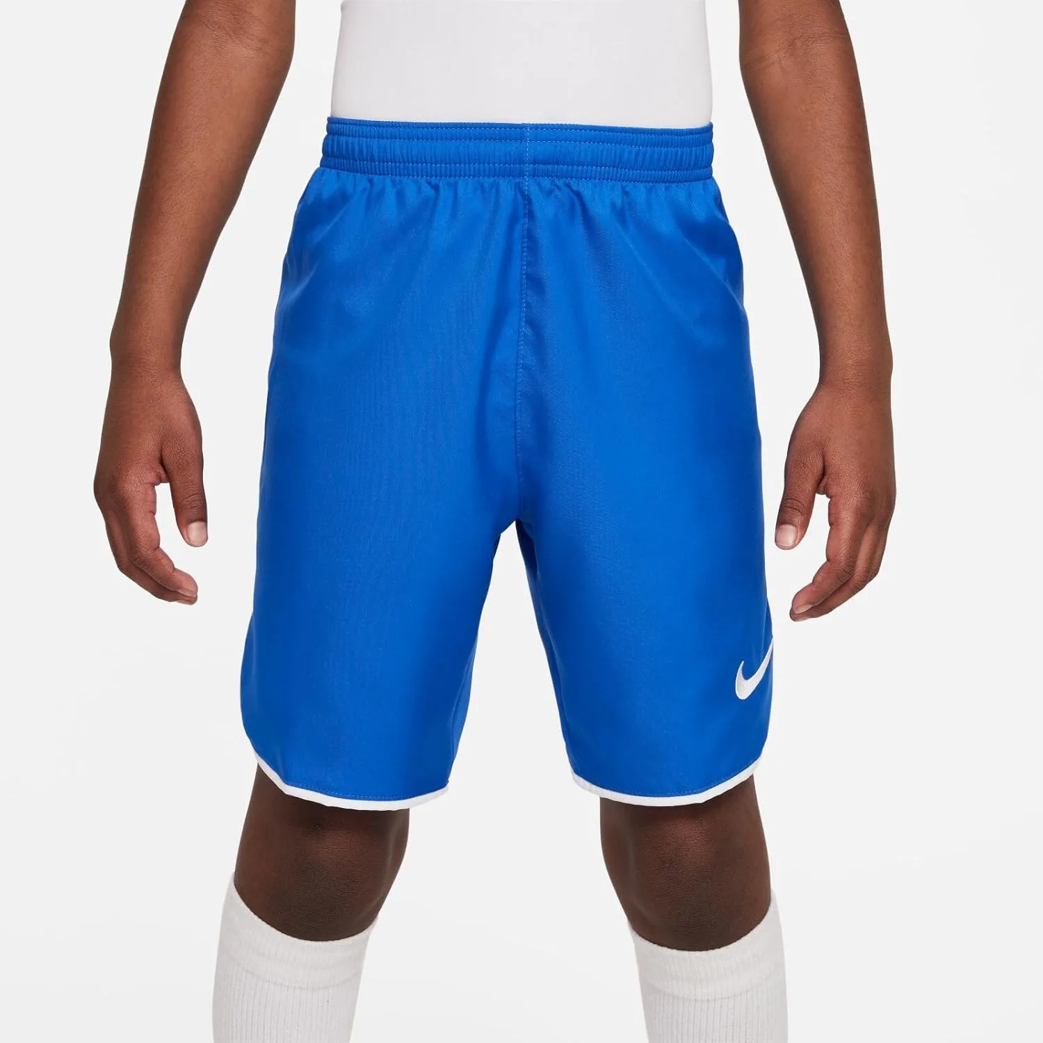 Детские шорты NIKE унисекс Y Nk Df Lsr V Shorts W, синий — фото 4