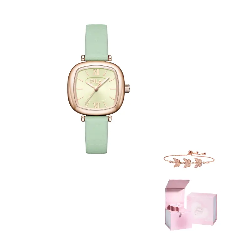 

FILA Часы Women's Watch, 6572-103 Gold Dial Green Strap