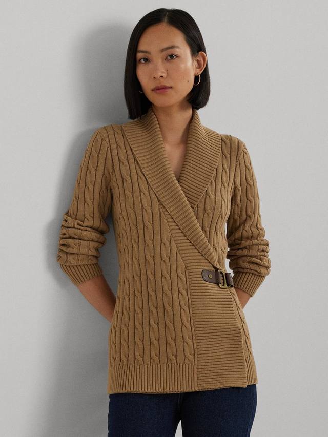 

Кардиган Lauren Donato с пряжкой Ralph Lauren, Classic Camel