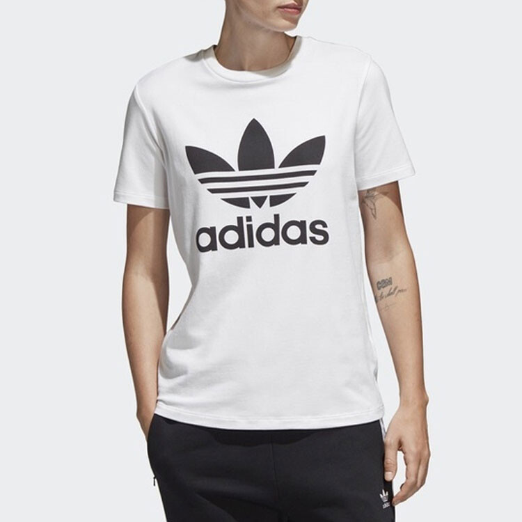Футболка с круглым вырезом и логотипом Adidas Originals — фото 3