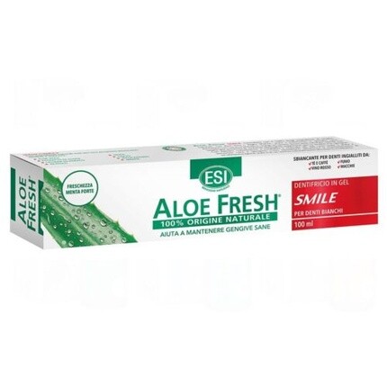 

Зубная паста Aloe Fresh отбеливающий гель с микросферами алоэ Esi