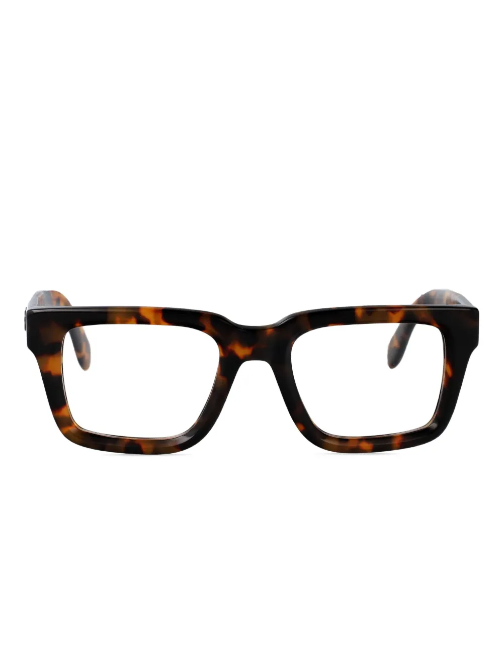 

Очки с эффектом черепахового панциря Palm Angels Eyewear, коричневый