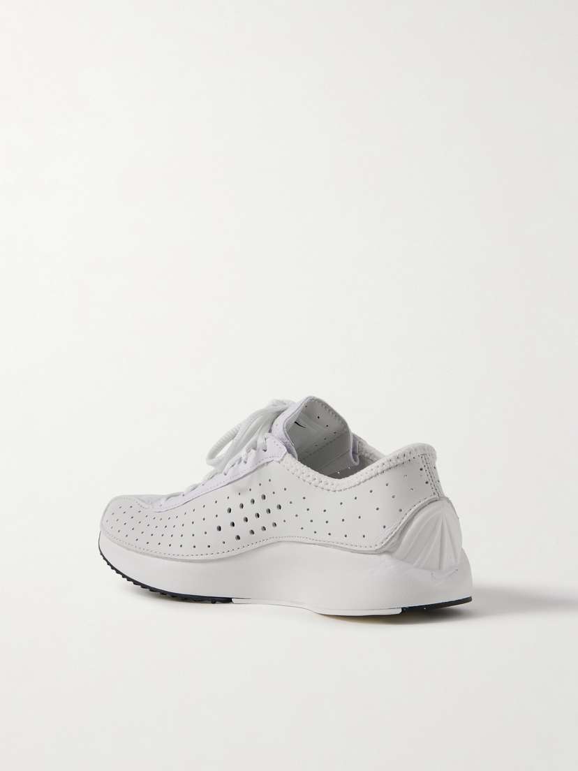Кроссовки Air superfly из замши и перфорированной кожи Nike, белый — фото 3