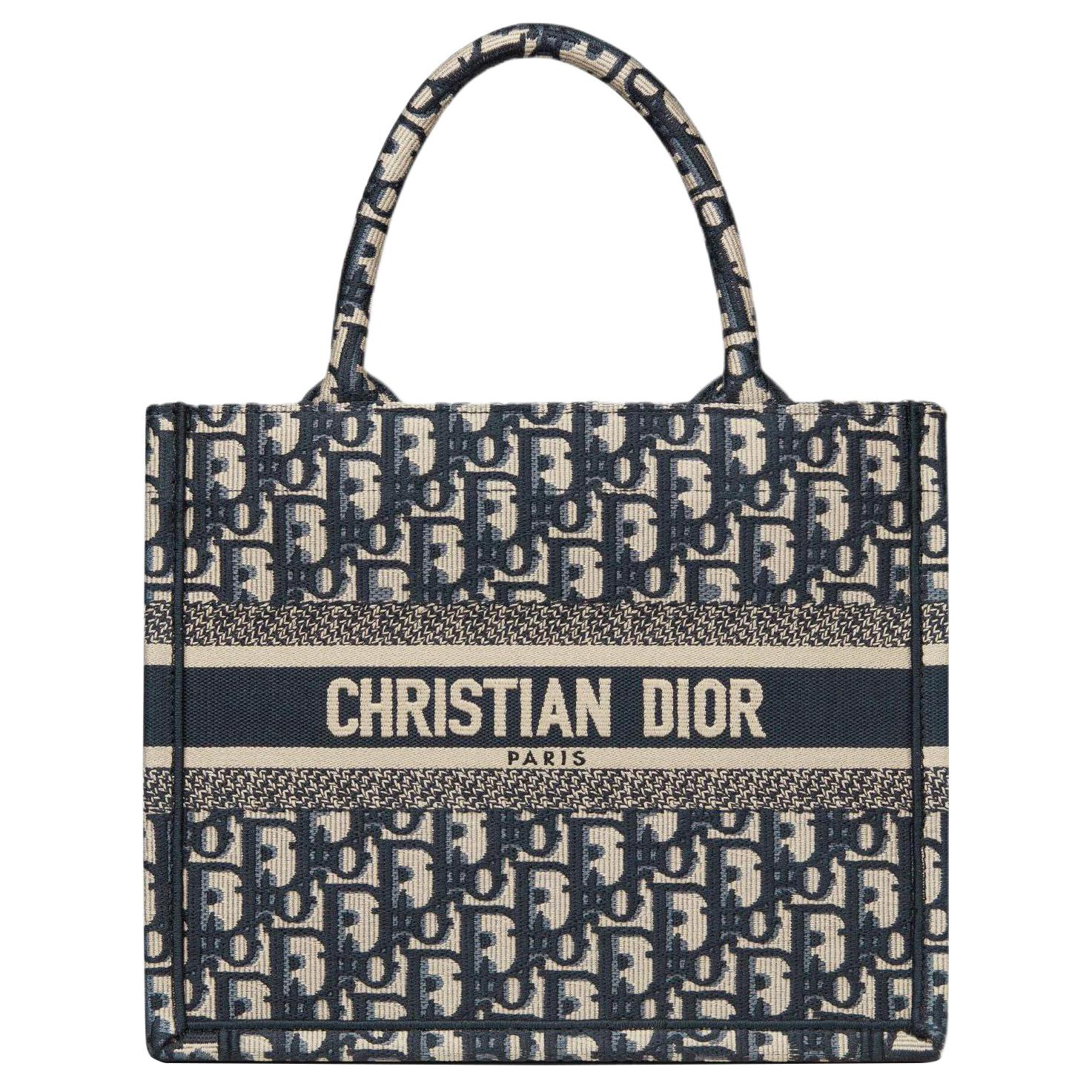 

DIOR Маленькая сумка тоут с вышивкой