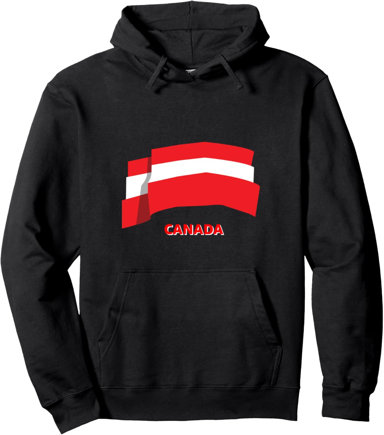 

Толстовка с изображением канадского флага Canada, черный