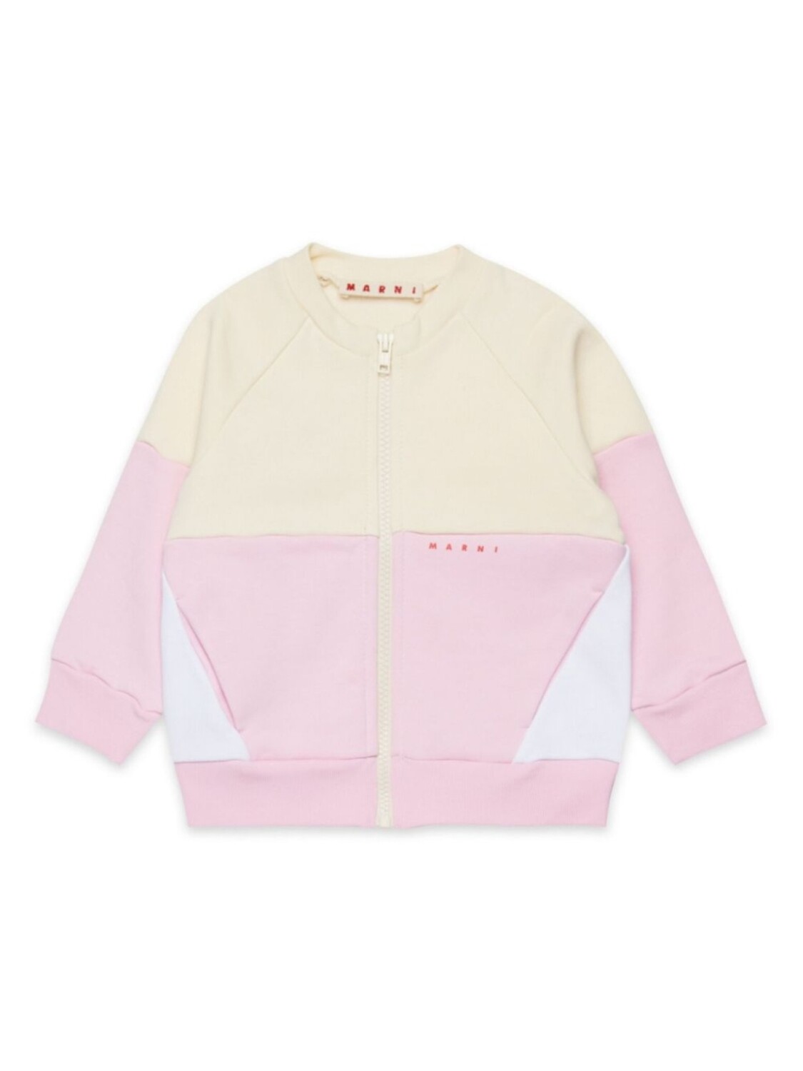 

Marni Kids кардиган с вышитым логотипом, розовый