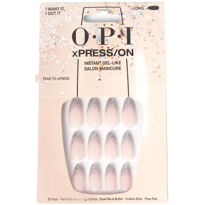

Накладные ногти xpress/on uñas postizas Opi, цвет i want it i got it
