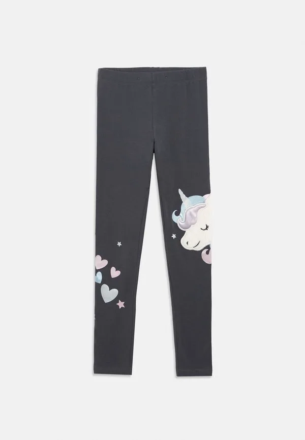 Леггинсы с единорогом Lindex, Dark Grey