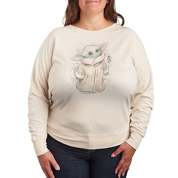 

Футболка с длинным рукавом The Mandalorian Grogu Plus Size Star Wars