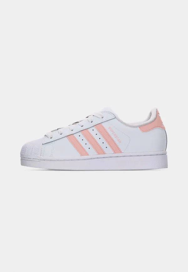 Кроссовки superstar ii унисекс Adidas Originals, Footwear White/Sandy Pink — фото 2