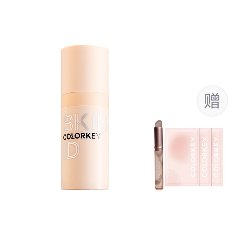 

Colorkey Натуральный тональный крем Nude Skin Foundation для контроля жирного блеска, стойкое безупречное покрытие, кремовая текстура, 10г/30г