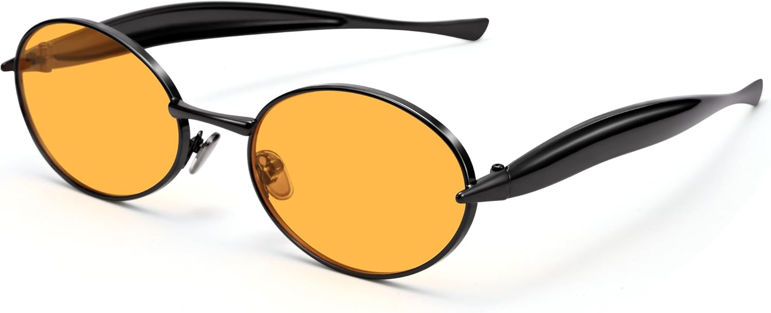 

Ретро овальные регулируемые солнцезащитные очки для женщин, модные дизайнерские солнцезащитные очки в стиле 90-х, золотистая оправа, солнцезащитные очки 2000-х Revemo, Re2127-t9947