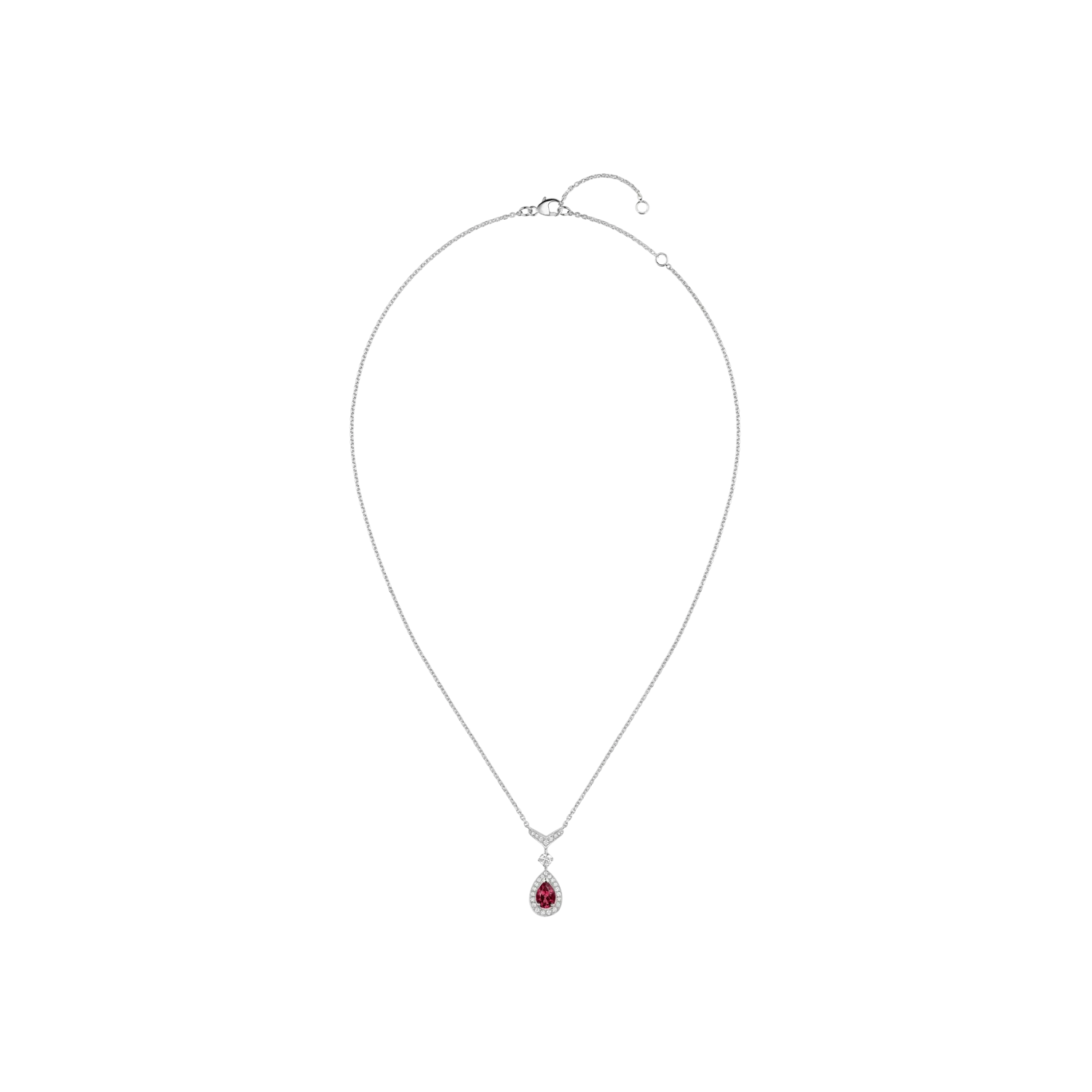 

Колье Chaumet Joséphine aigrette из белого золота с гранатами и бриллиантами
