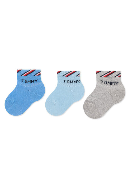 

Комплект из 3-х высоких детских носков Tommy Hilfiger, мультиколор