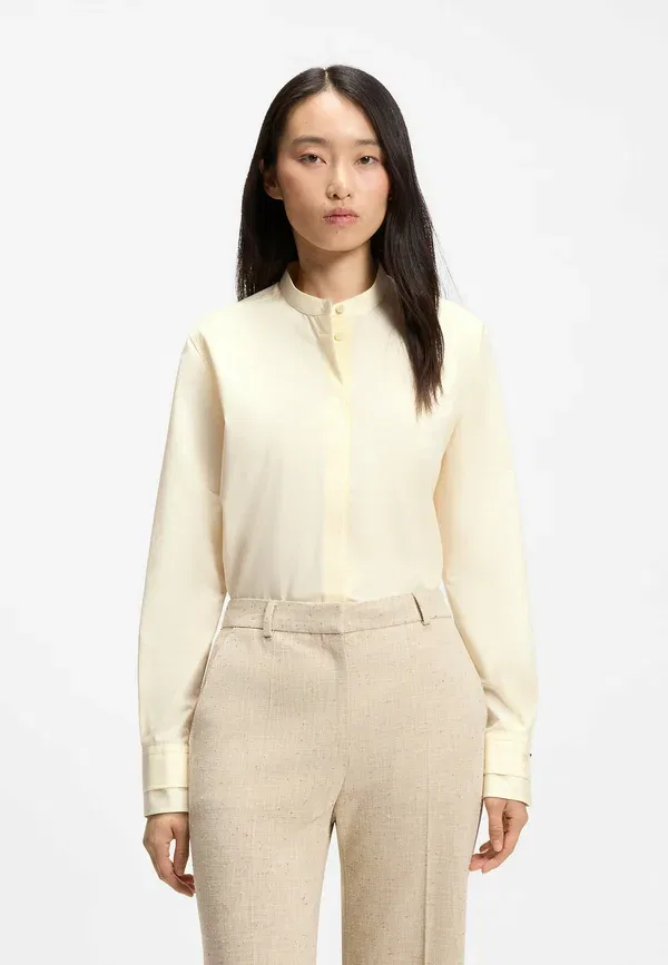 Блуза Bertyna_Monday button down blouse Boss, светло-бежевый