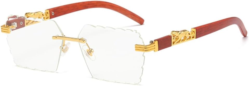 

Солнцезащитные очки LVTFCO Irregularity Polygon для мужчин, металлическая оправа, модный винтажный дизайн с леопардовым принтом, женские солнцезащитные очки UV400, C05-transparent