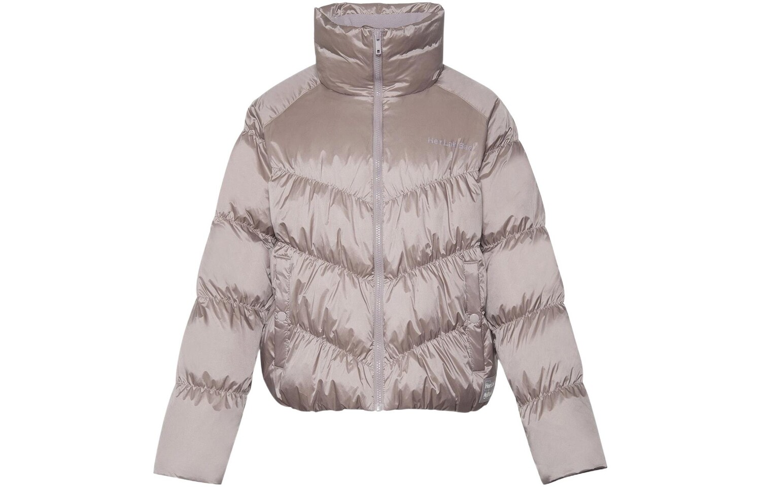 

Badfive пуховик женский Gull фиолетовый серый Lining
