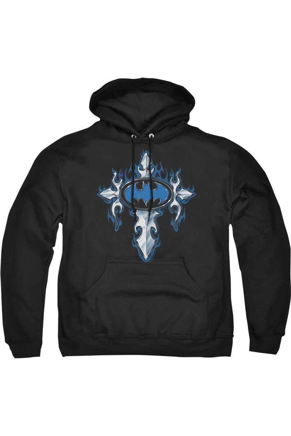 

Толстовка с капюшоном Batman Gothic Steel Logo для взрослых Gildan, черный