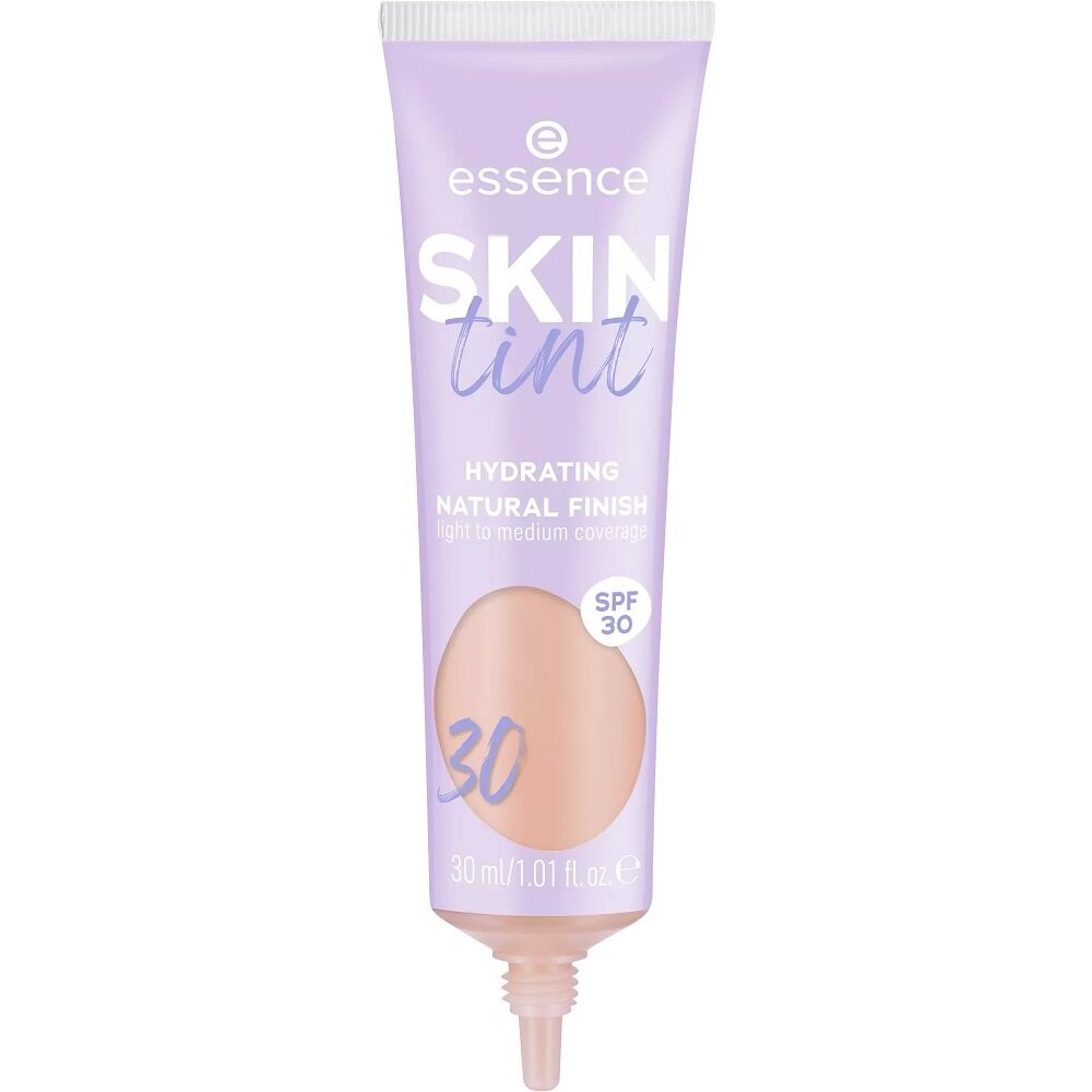 Essence, Skin Tint, увлажняющий крем-краска с легким и средним покрытием SPF30 30, 30мл — фото 3